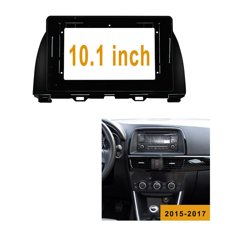 Car Radio Fascia for MAZDA CX-5 2015-2017 2DIN 10.1 Inch Stereo Dvd Player Dashboard Kit Face Plate