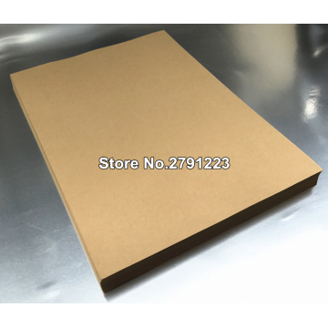 FREE SHIPPING A4 Brown Kraft Paper Paperboard Cardboard Card Blank 100gsm 150gsm 50pcs/lot