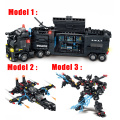 SEMBO BLOCK City SWAT Police Station Truck Building Block Set Technic Car Constructor Ship Helicopter Brick Kids Toys