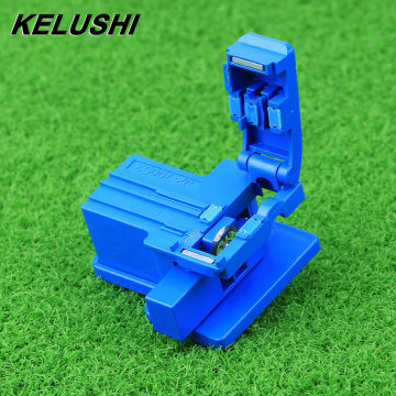 KELUSHI FTTH MINI Optical Fiber Cleaver ABS Small High Precision Fiber Cutter Cable Cold Connection Cutting Tool