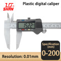 Electronic Plastic Digital Vernier Calipers 0-200mm 0.01mm High precision Stainless Steel large LCD Caliper gauge Measuring tool