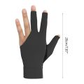 1pc Billiards Three Finger Gloves Lycra Anti Skid Snooker Glove Pool Left Hand Embroidery Gloves Accessory For Unisex