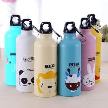 500ML Portable Sports Water Bottle Cute Animals Pattern outdoor camping Mountaineering Drinkware