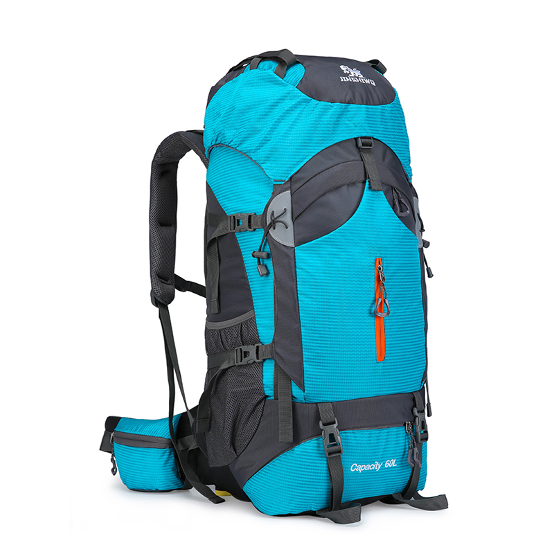 60L Camping Hiking Backpack Mountaineering Bag Large Capacity Trekking Rucksack Outdoor Backpack Hiking Camping Bags aluminum