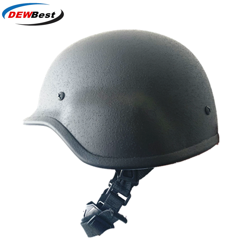 DEWBest NIJ IIIA Bullet Proof Helmet/Steel helmet PASGT Steel Bulletproof Helmet With Test Report Self Defense Supplies