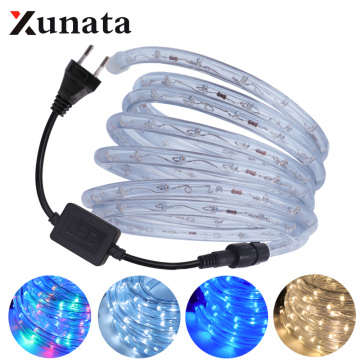 220V LED Strip Waterproof Neon Strip LED Light Christmas Outdoor Rainbow Tube Rope Light Led Strip