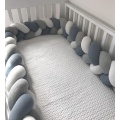 3M Baby Bed Bumper Protector Infant Cradle Pillow Cushion Braid Knot Bumper Crib Bumper Tour De Lit Bebe Tresse Room Decor