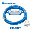 USB-CIF02+C Programming Cable Suitable For Omron PL Communication CPM1A/2A/CQM1 Data Download line