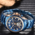 Reloj Hombre LIGE 2020 New Fashion Mens Watches Top Brand Luxury Automatic Mechanical Clock Watch Men Business Dress Wrist Watch