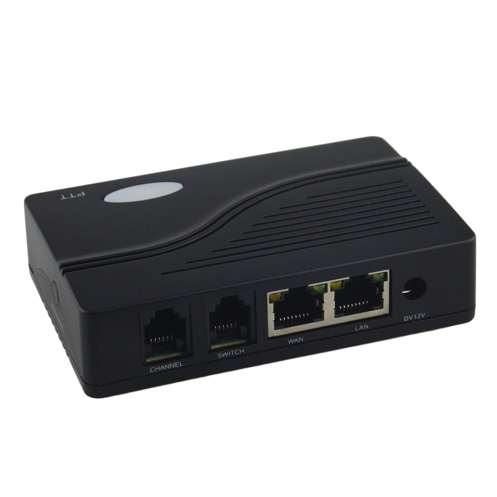 GSM GATEWAY ROIP-102 Two 10/100 Ethernet for WAN / LAN connections ROIP 102 Radio Voip adapter over IP PBX