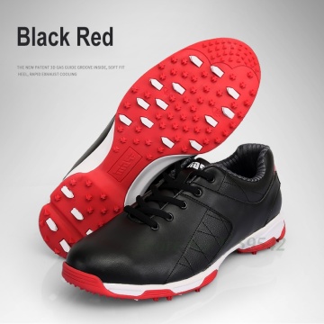 2017 Men's Golf Shoe Outdoor Sports Shoes Waterproof EVA Midsole Microfiber Leather
