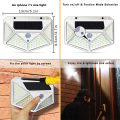 LED Solar Light Outdoor For Garden Decoration 100 LED Solar Lamp Powered Waterproof PIR Motion Sensor Street Light For Christmas