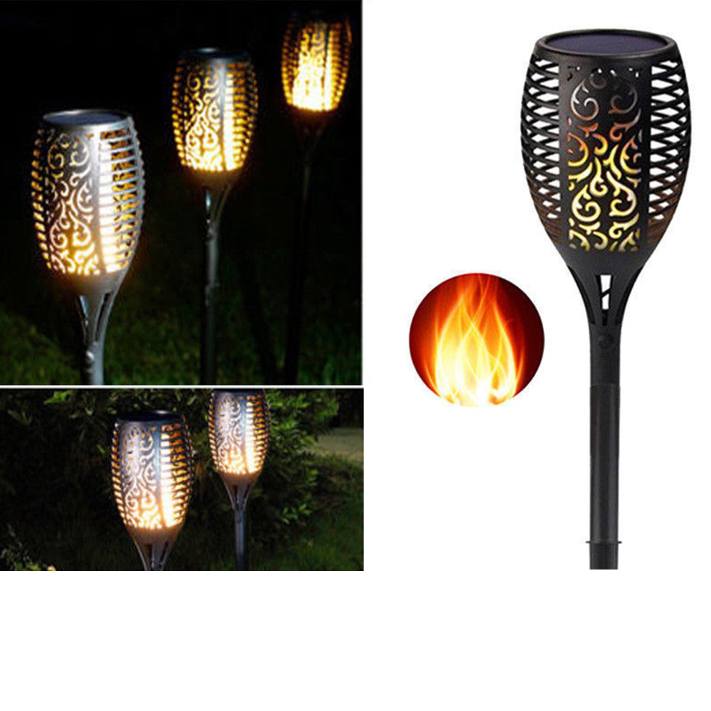 LEADLY LED Solar Flame Light Lamp Waterproof Garden Decoration Landscape Lawn Lamp Path Lighting Torch Home Outdoor Spotlight