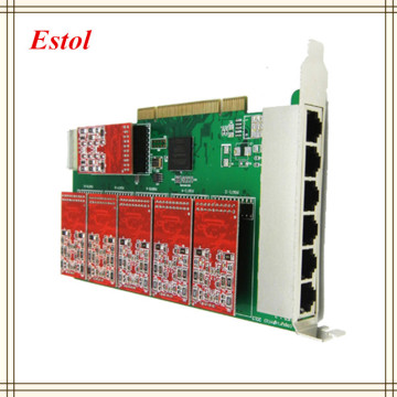 8 ports pci asterisk fxo fxs card,elastix card,trixbox card,Freeswitch pbx,TDM800P/AEX800 Asterisk card.Telephony IP PBX system