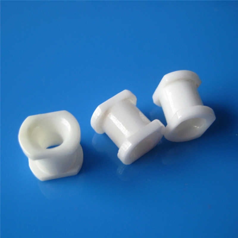 10pcs porcelain ceramic eyelets alumina textile wire ceramic thread eyelet for circular knitting machine spare parts