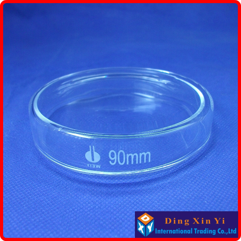 (4 pieces/lot)90mm Glass culture dish,high borosilicate glass petri dish,High Quality and high temperature resistance