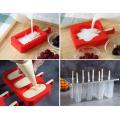 50pcs Popsicle Stick Ice Cube Maker Cream Tools Model Special-Purpose Wooden Craft Stick Lollipop Mold Accessories