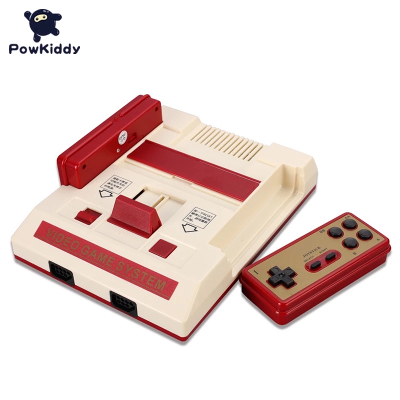 New D101 8 bit Red White Video Game Console HD Version Nostalgic 4K Retro Game Console Double Battle FC Wireless Dual Handle