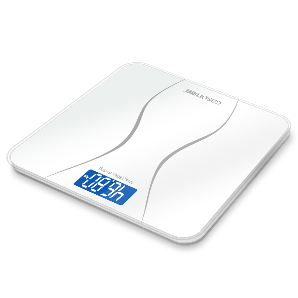 GASON A2 Precision Bathroom Scales Body Smart Electric Digital Weight Home Health Balance Toughened Glass LCD Display 180kg/50g
