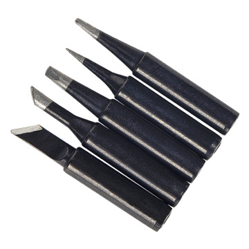 2021 Soldering Iron Tips Black Pure Copper Soldering Tip 5pcs/set 900M-T Lead-Free Welding Solder Rework Tools Accessories Irons