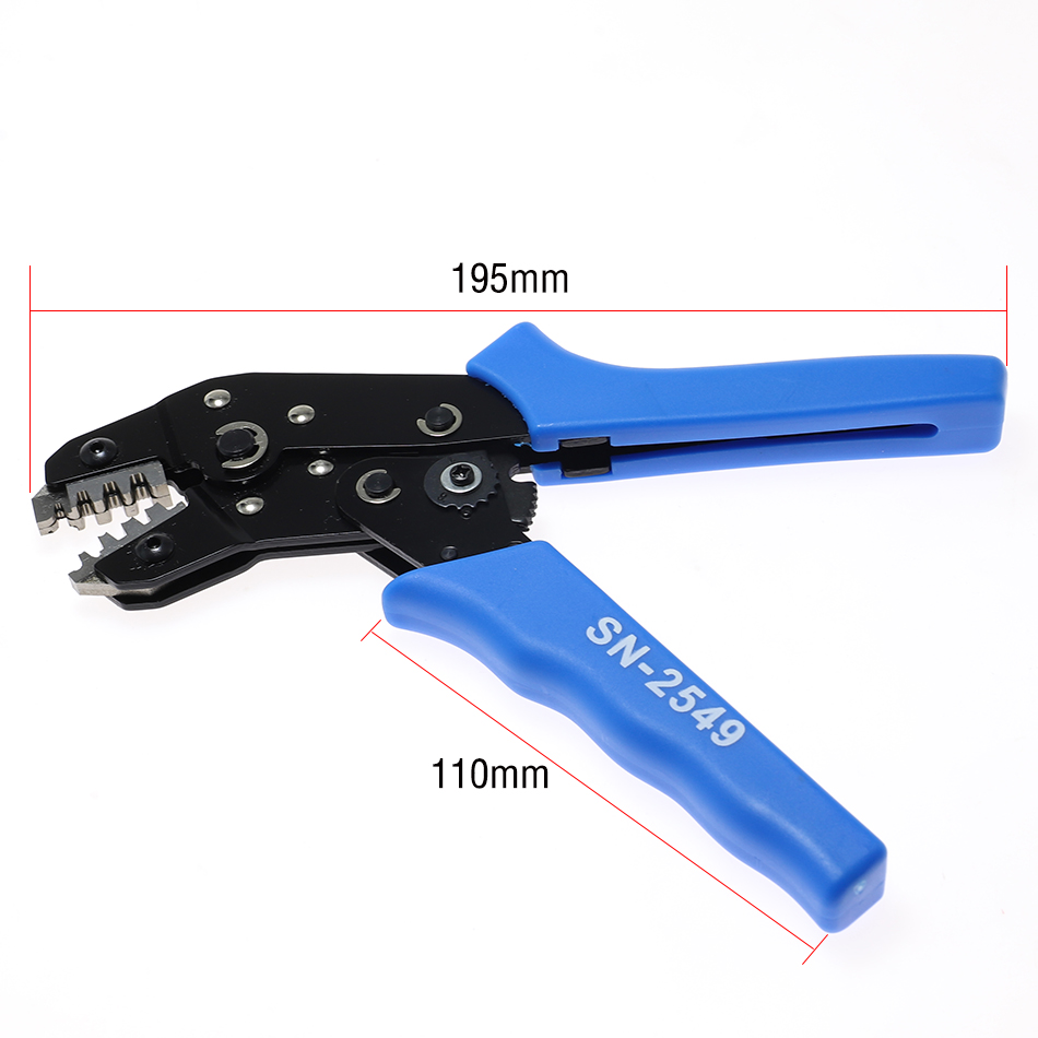 SN-2549 Crimper Plier tools set for AWG18-28mm(0.08-0.5/0.25/0.5/1mm²)for XH,XHB,HA,SCN5264 jaw kit electrical pressing pliers