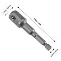 Scissor Jack Adapter With 1/2 Inch Chrome Vanadium Steel Socket Adapter Drive Impact Wrench