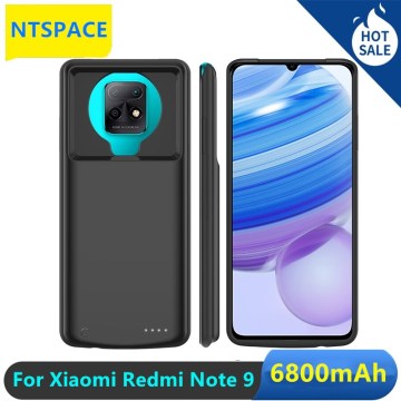 6800mAh Slim Shockproof Battery Charger Case Portable Phone PowerBank For Xiaomi Redmi Note 9 Power Charging Cover