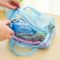 Wonderful Travel Storage Bags Waterproof PVC Transparent Storage Boxes Portable Clothes Tidy Pouch Luggage Organizer 5 Colors