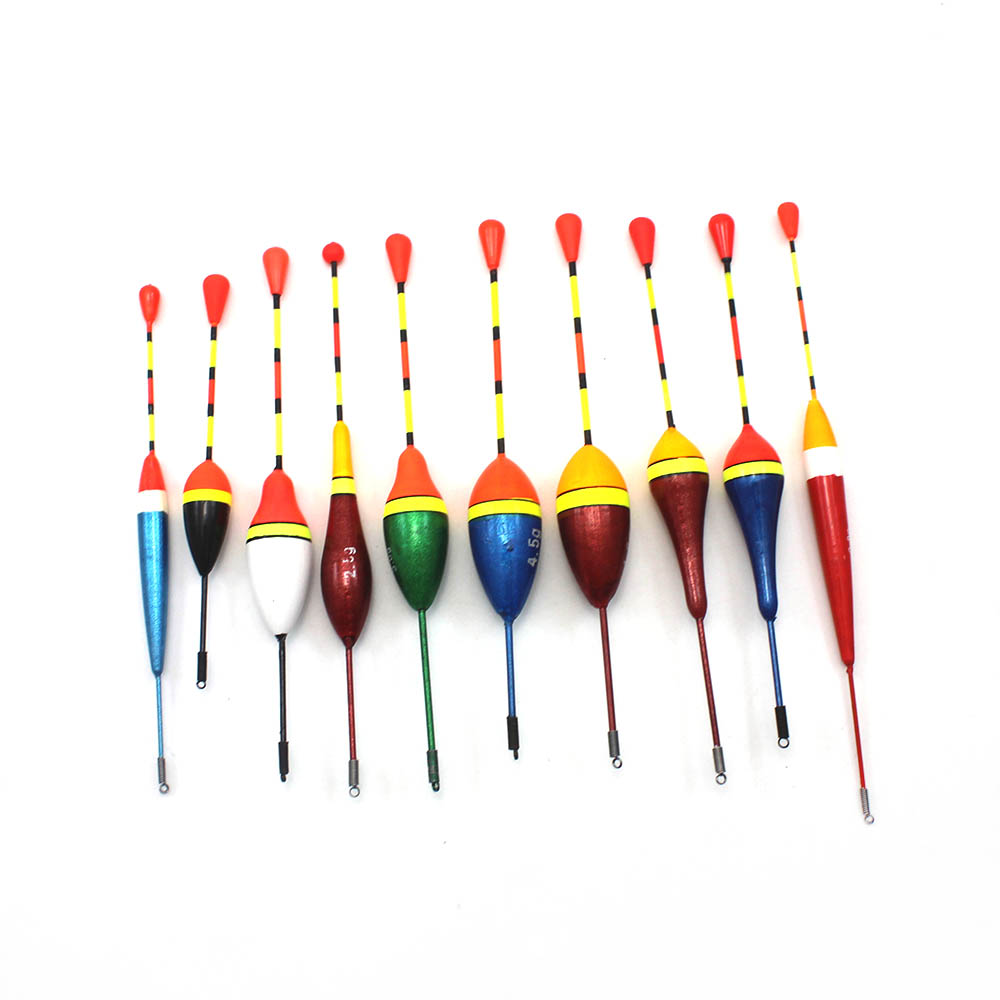 Mix Size Fishing Floats Set Fishing Light Stick Floats Fluctuate Colorful float buoy For Fishing Accessories 10PCS/Lot