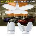 156Pcs Led Deformable Garage Light 60W E27 85-265V 5600LM Ceiling Light for Garage/Attic/ Basement/Home LED Lamp