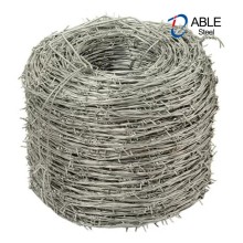 High security 12.5×12.5 galvanized barbed wire