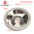 Diamond Grinding Wheel Cup electroplate Grinder Cutter Grinding Disc For Tungsten Steel Milling Cutter Tool Sha