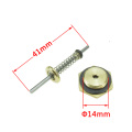 20pcs M12 Thread Length 41mm Gas Boiler Water Heater Spring Pin Valve Thimble for LPG water heater valve