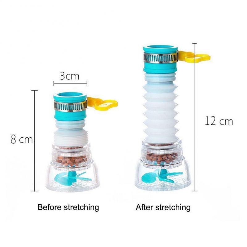 Faucet Aerator Moveable Flexible Tap Head Shower Diffuser Rotatable Nozzle Adjustable Booster Faucet Kitchen Accessories 8x3cm
