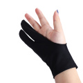 1PC Black Free Size Artist Drawing Glove Any Graphics Drawing 2 Finger Anti-fouling,both For Right And Left Hand Write Supplies