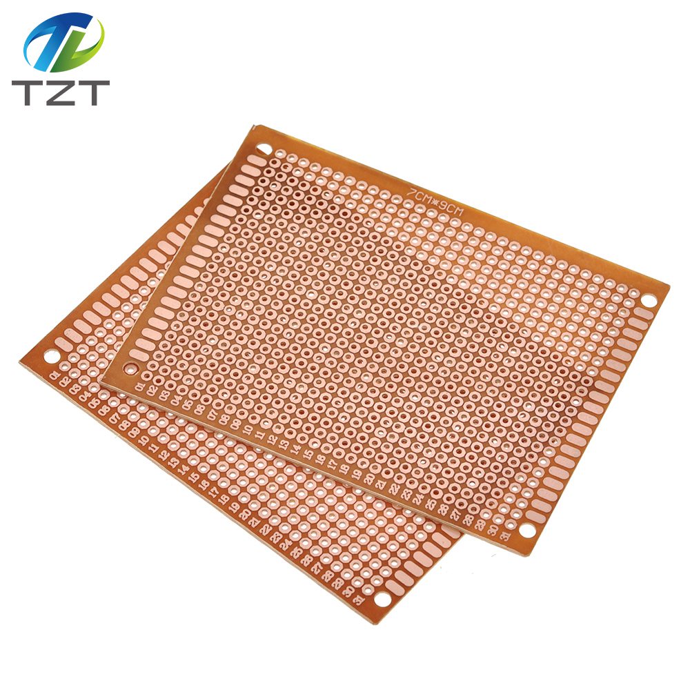 7x9 7*9cm Single Side Prototype PCB Universal Board 7CMx9CM Experimental Bakelite Copper Plate Circuirt Board yellow