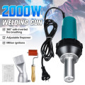 AC 220V 2000W 50/60Hz Hot Air Torch Plastic Welding Gun Welding Torches For Welder + Round / Flat Nose Wholesale Price