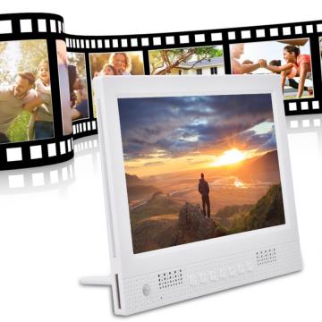 10 inch Electronic Digital Photo Frame Body Induction 1024 * 600 Resolution Support Video Play/Picture Play/Alarm