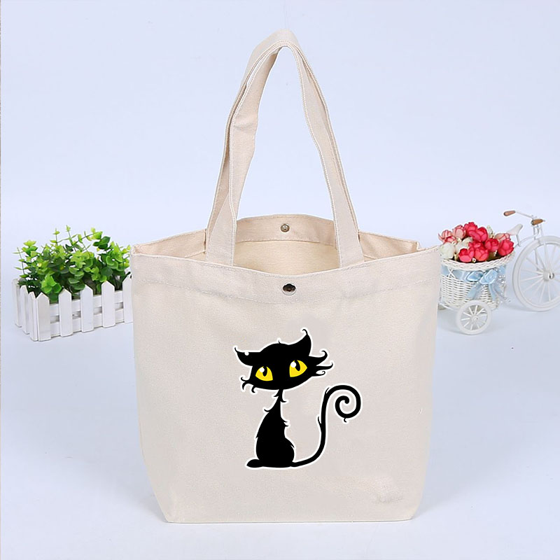 Halloween Black Cat Patch Iron on Heat Transfer Printing Stickers for Clothes T-Shirt DIY Appliques Thermal Patches Washable