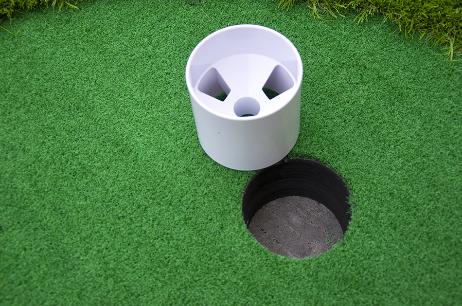golf putting green 10cm height hole