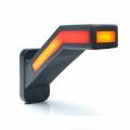 Fuleem Universal 2PCS LED Neon Stalk Side Marker Light 12V 24V Truck Trailer Position Lamp Waterproof