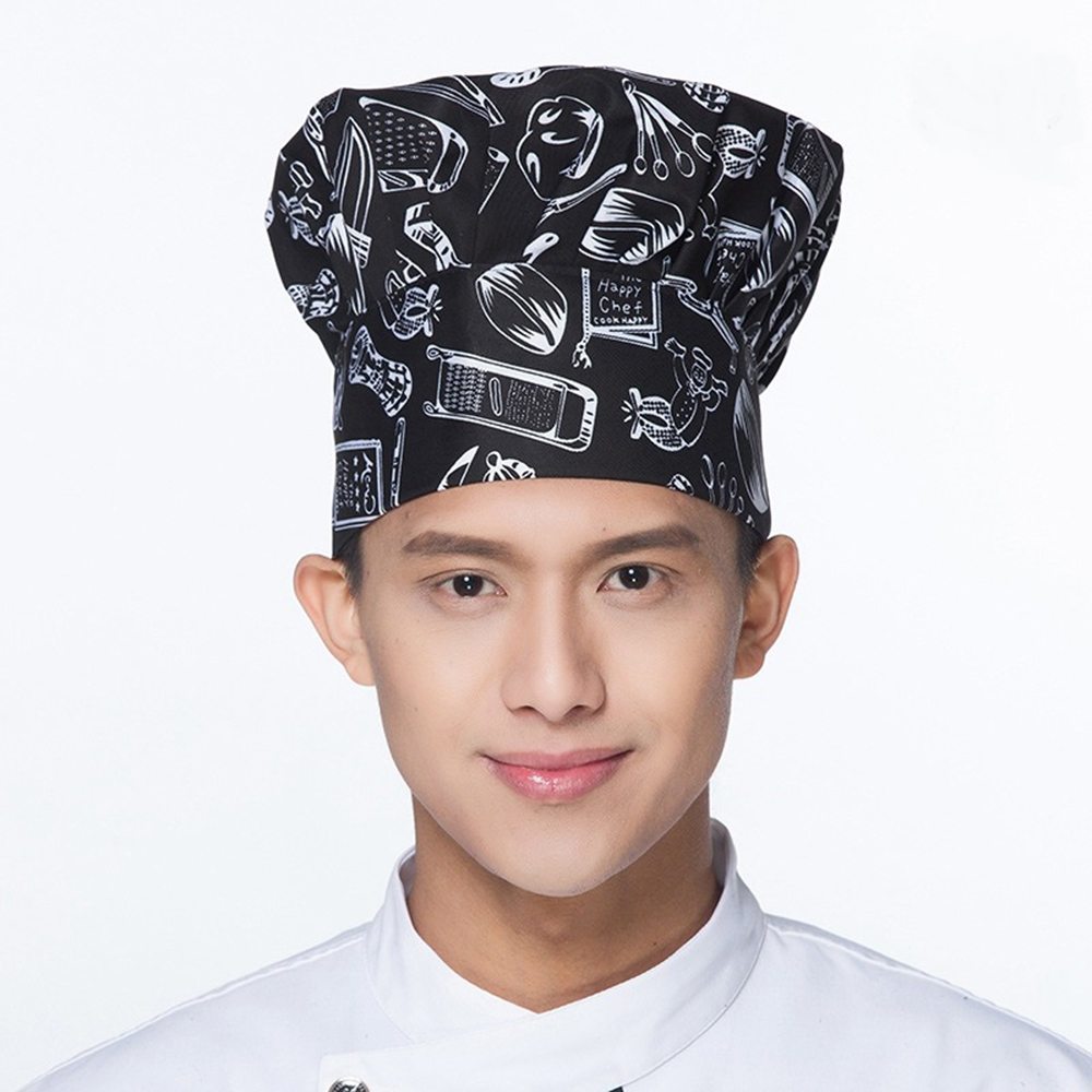 High Quality Wholesale Food Service Sushi Chef Hats Restaurant Hotel Bakery Canteen Chef Cooker Workwear Fold Cap hotel uniform