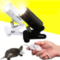 Stand Metal Heating Bulb Clip Turtle With Switch Fish Tank Pet Reptile Lamp Holder Light Clamp UVA+UVB Base Habitat Fixture Set