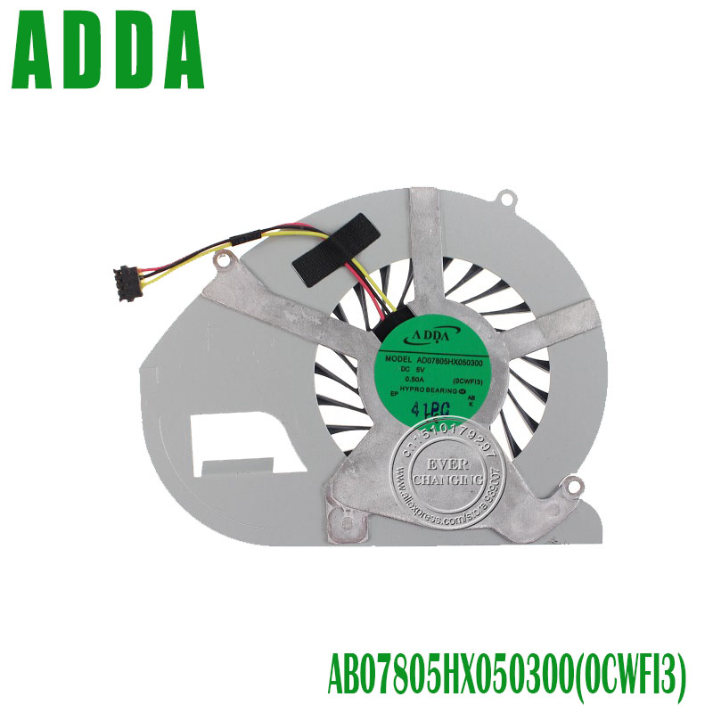 Laptop CPU cooling fan for FOR SONY VAIO Fit15 SVF15N F15N SVF15N29 Flip SVF15N17CLS SVF15N17CXB SVF15N17CXS AD07805HX050300