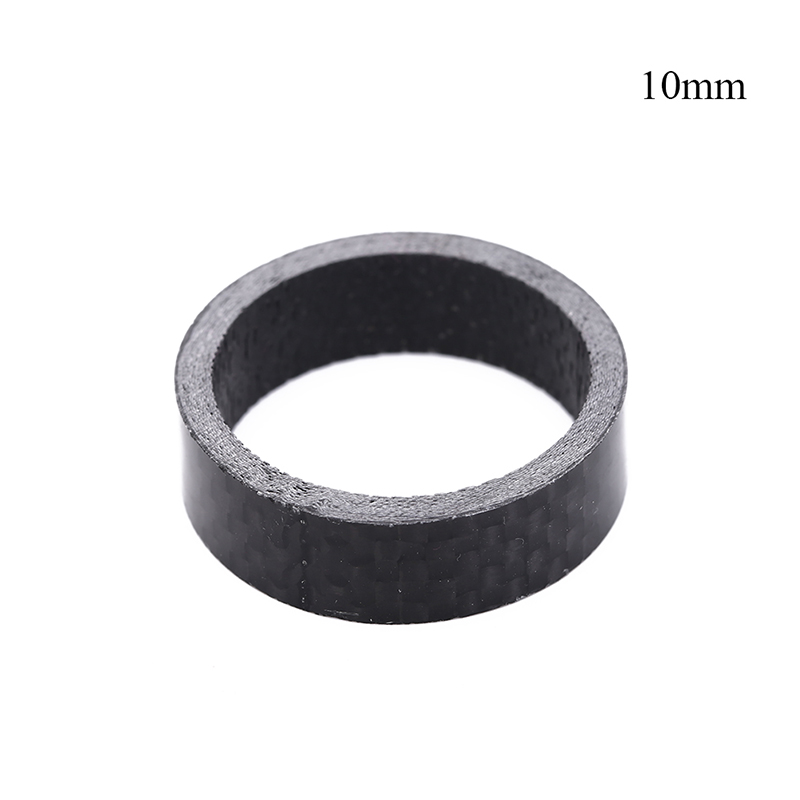 1/5PCS full carbon fiber bicycle carbon spacer hollow Ultra light headset parts cycling Washer Bike Bicycle Headset Stem Spacers