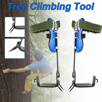 Tree Climbing Spike Gears Set Safety Belt Adjustable Lanyard Rope Rescue Belt For Outdoor Survival Fruit Picking Safety Belt