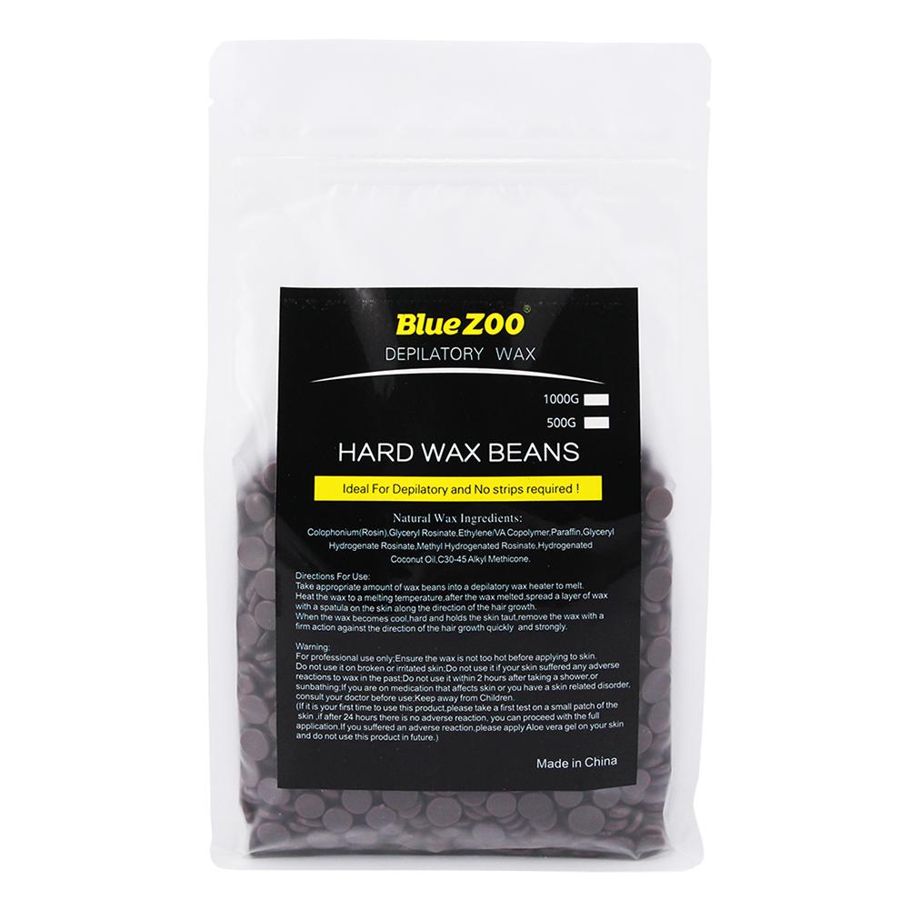 500g Wax beans No Strip Depilatory Hot Film Hard Wax Pellet Waxing Bikini Face Hair Removal Bean For Women Men