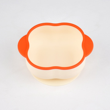 Double Sided Petal Silicone Suction Bowl Baby Weaning