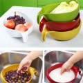 Rice Washer Quinoa Strainer Cleaning Veggie Fruit Kitchen Tools with Handle Newest Rice Beans Peas Washing Filter Strainer