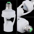 E27 Plug 360 Degree PIR Induction Motion Sensor Infrared Motion Detection Sensor Light Bulb Socket Switch Base Holder AC110-220V